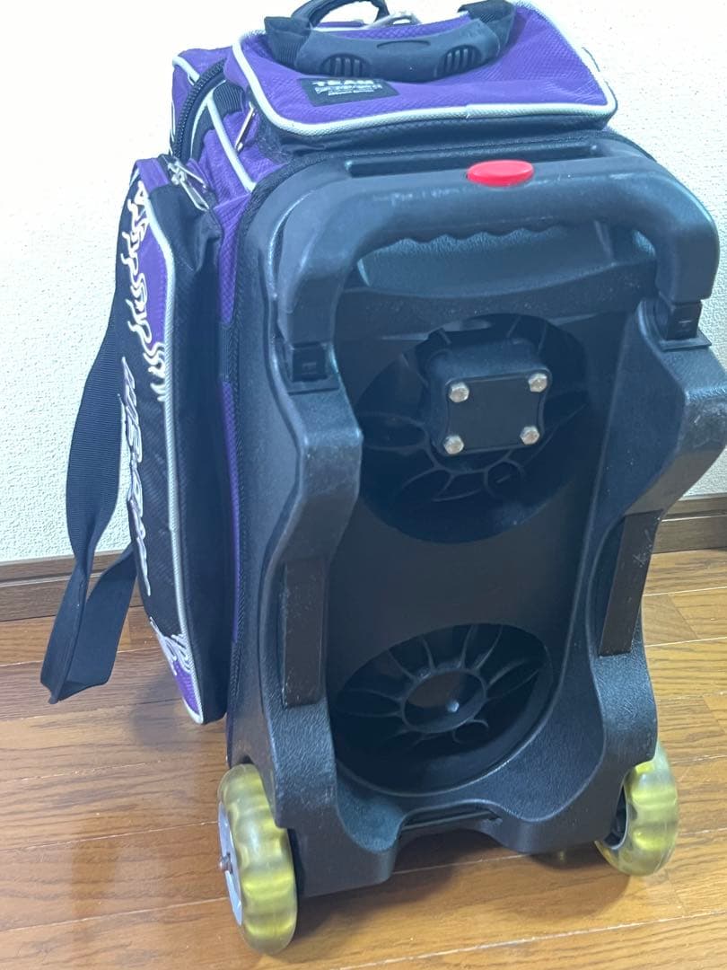 PRO-AM ボウリング用キャリーバッグ 黒紫