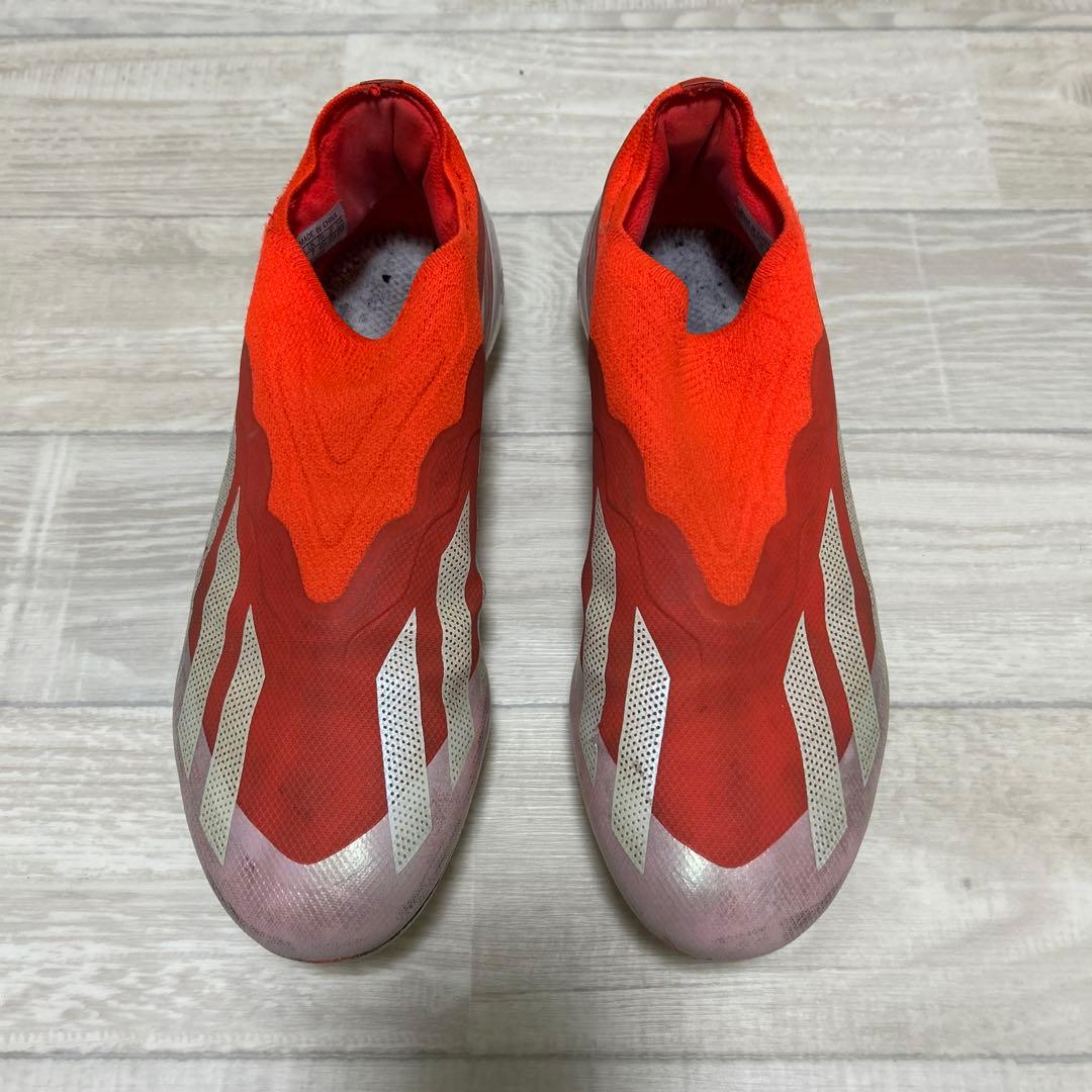 アディダス クレイジーファスト レースレス 紐なしスパイク 25.5 FG