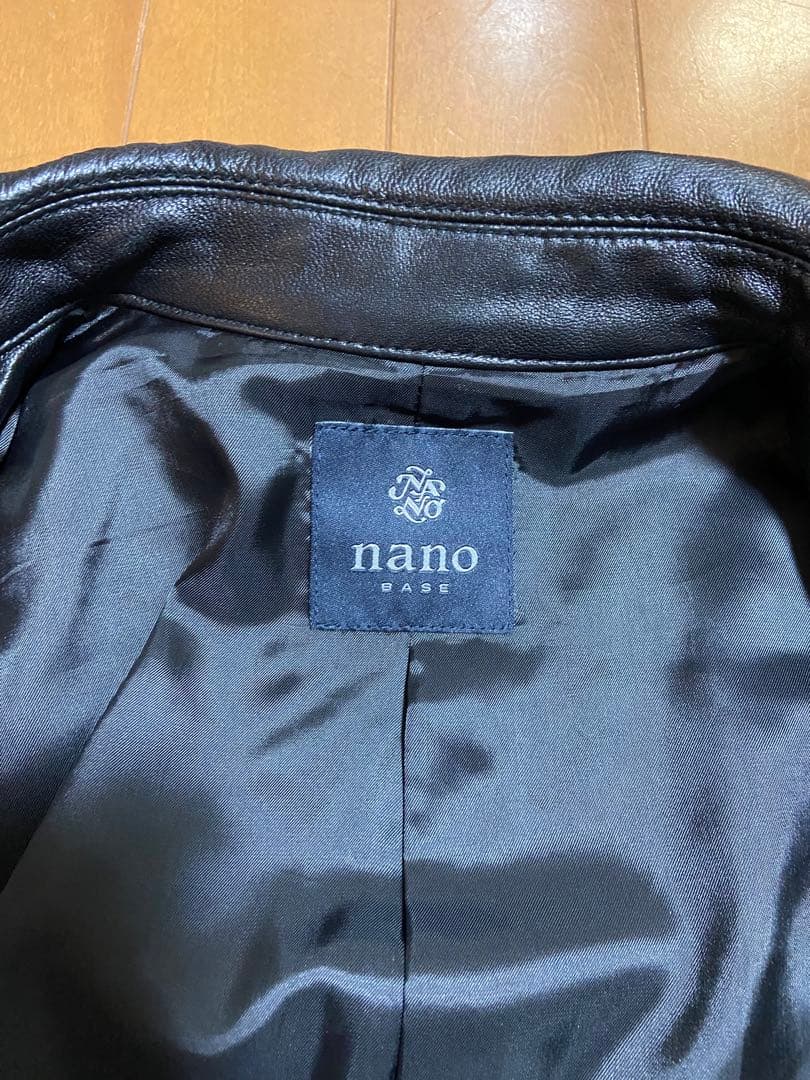 nano universeレザージャケット　羊革