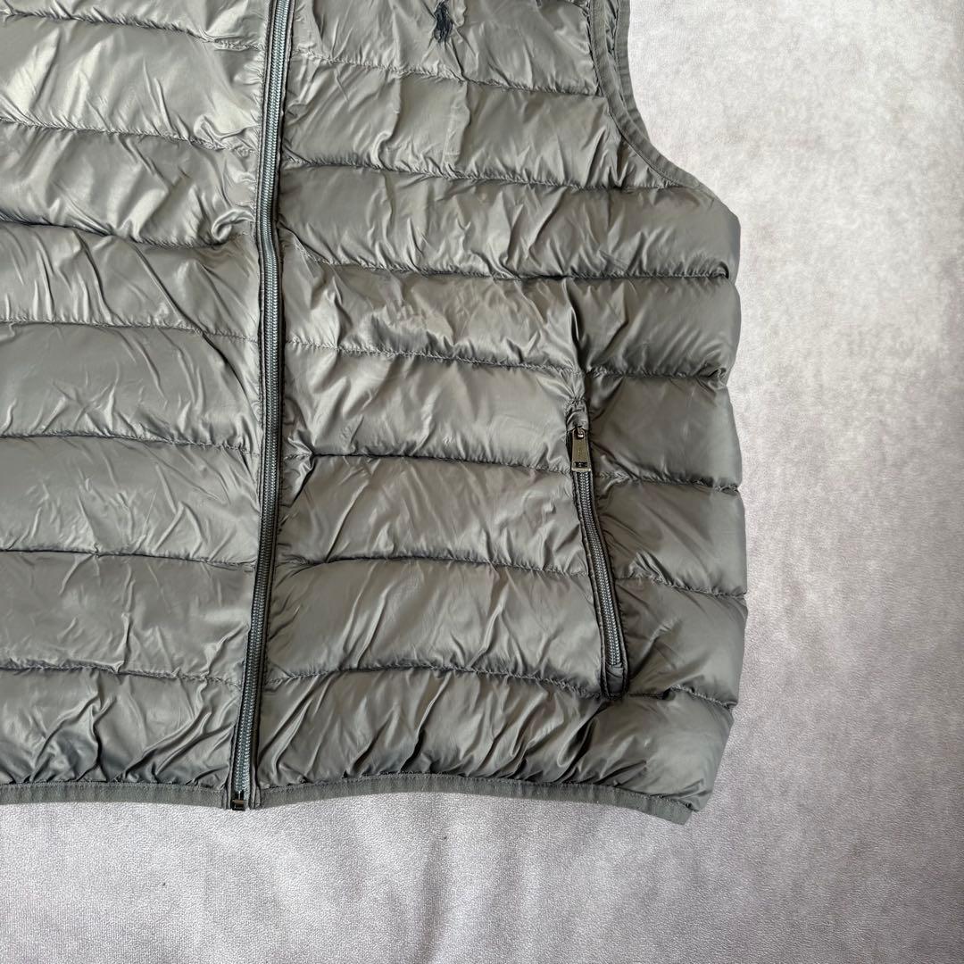 ポロラルフローレン ダウンベストジャケット XL グレー