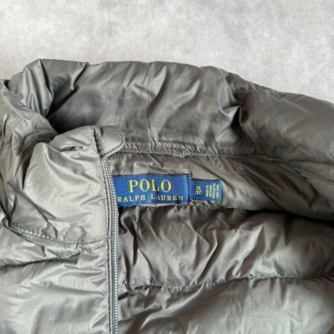 ポロラルフローレン ダウンベストジャケット XL グレー