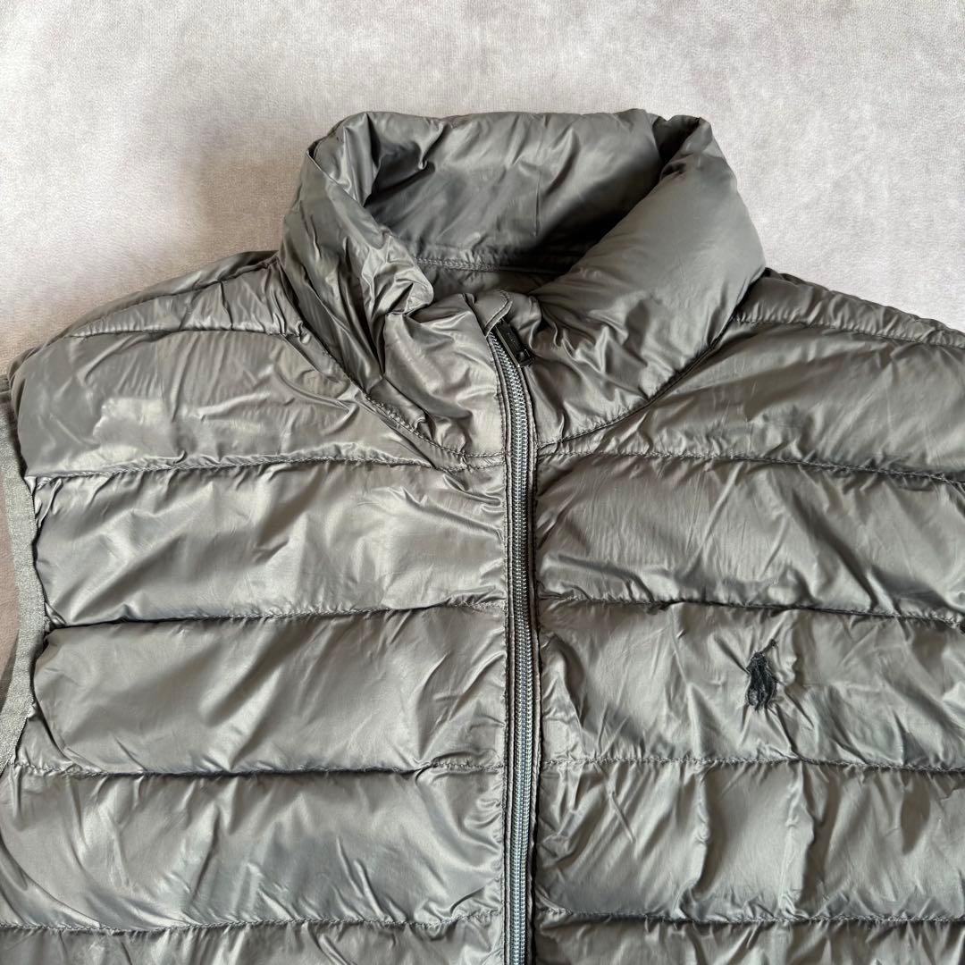 ポロラルフローレン ダウンベストジャケット XL グレー