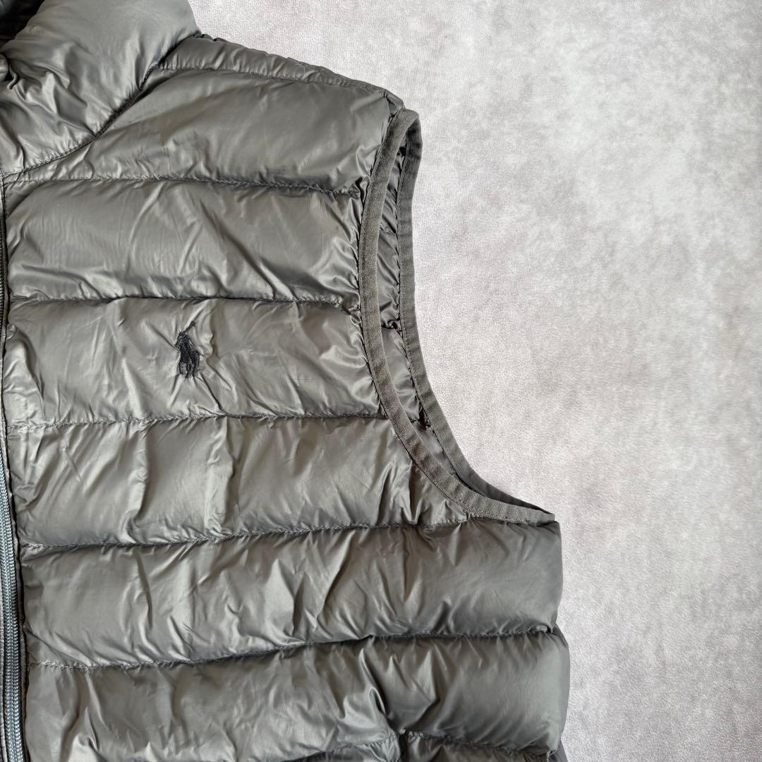 ポロラルフローレン ダウンベストジャケット XL グレー