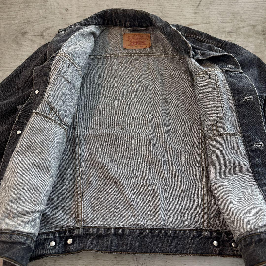先染め Levi’s 70503 ブラック L#716
