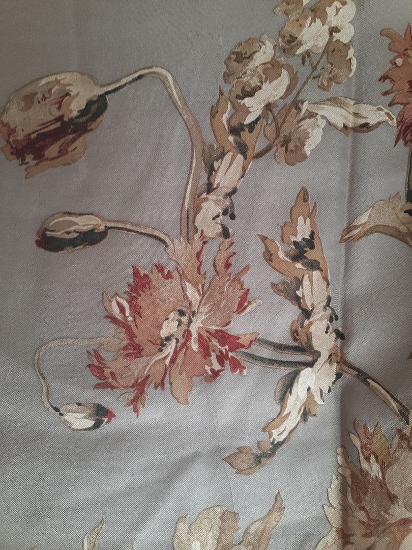 Ralph Lauren シルク花柄スカーフ