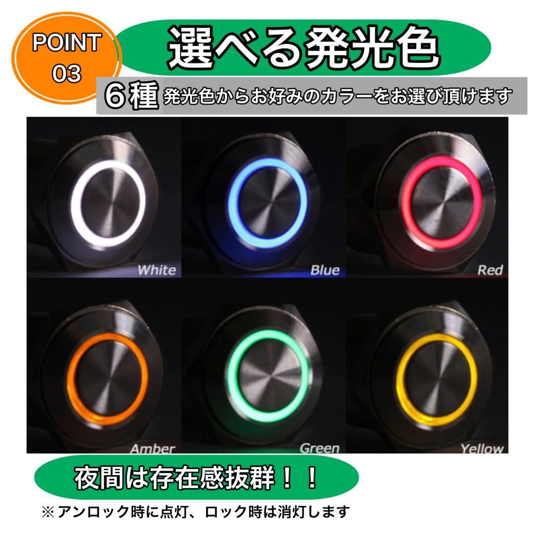 アルファード（20系）ポチガー ワンプッシュオープナー 両側 LEDスイッチ