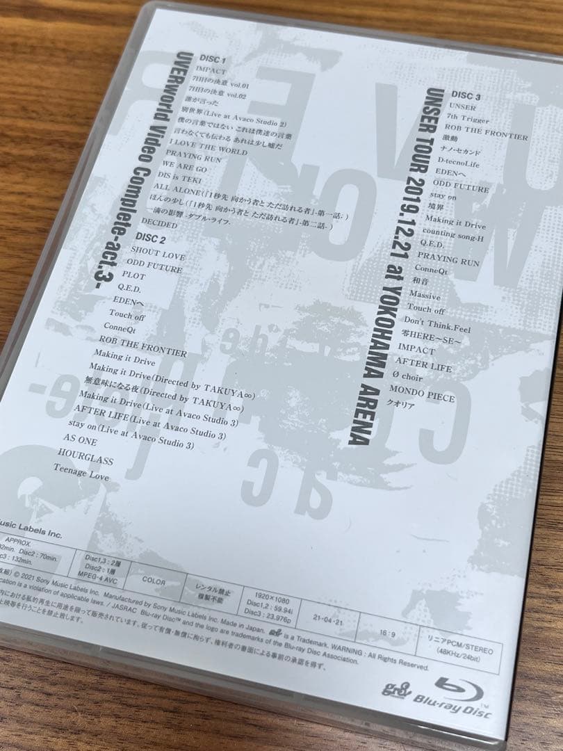 ミュージック UVERworld Video Complete-act.3- Blu-ray
