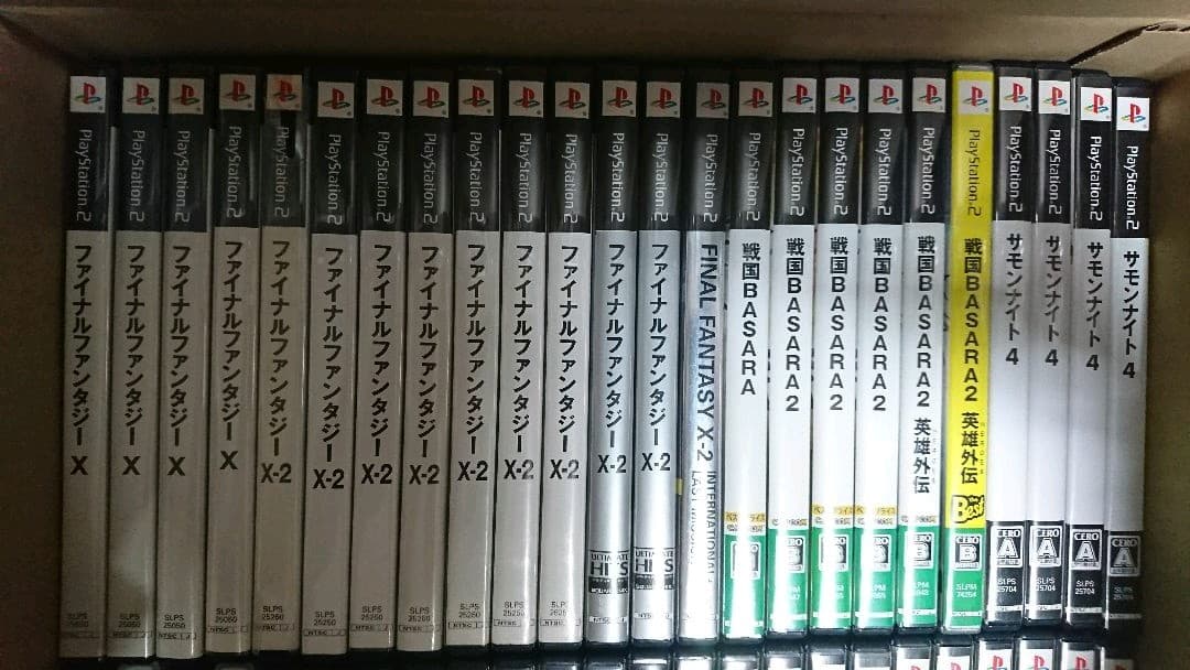 PS2ソフト約200本まとめ売りその③（ジャンク）