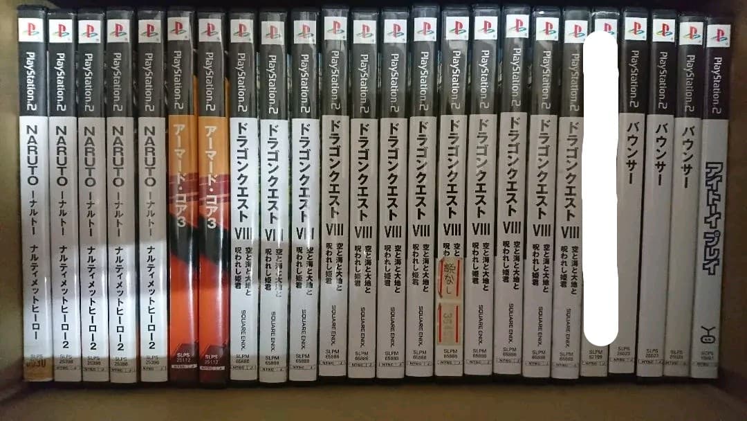 PS2ソフト約200本まとめ売りその③（ジャンク）
