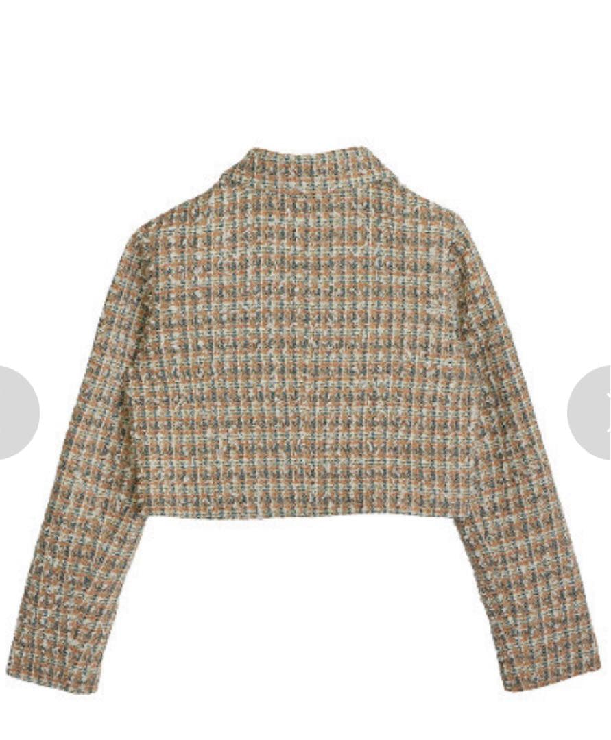 【AMERI】PLAYFUL TWEED JACKET ツイード ジャケット