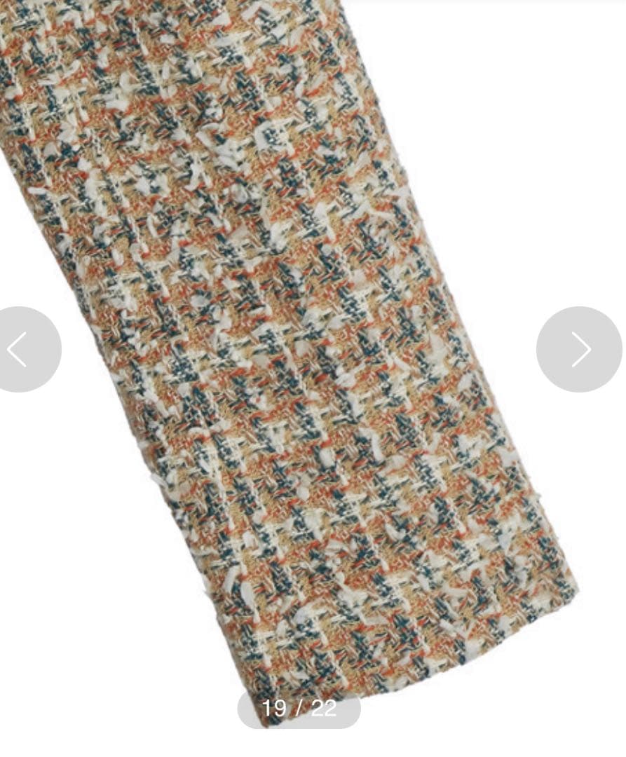 【AMERI】PLAYFUL TWEED JACKET ツイード ジャケット
