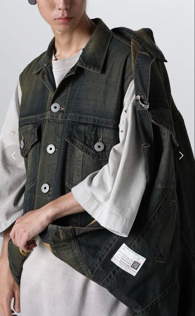 ジャケット・アウター Double Layered Denim Jacket
