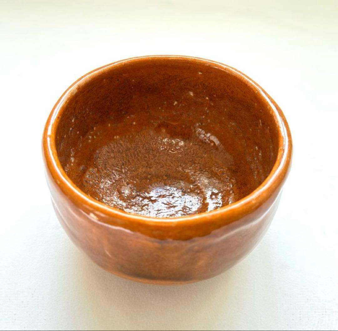 大樋焼 飴秞茶碗 【大樋一平 作】