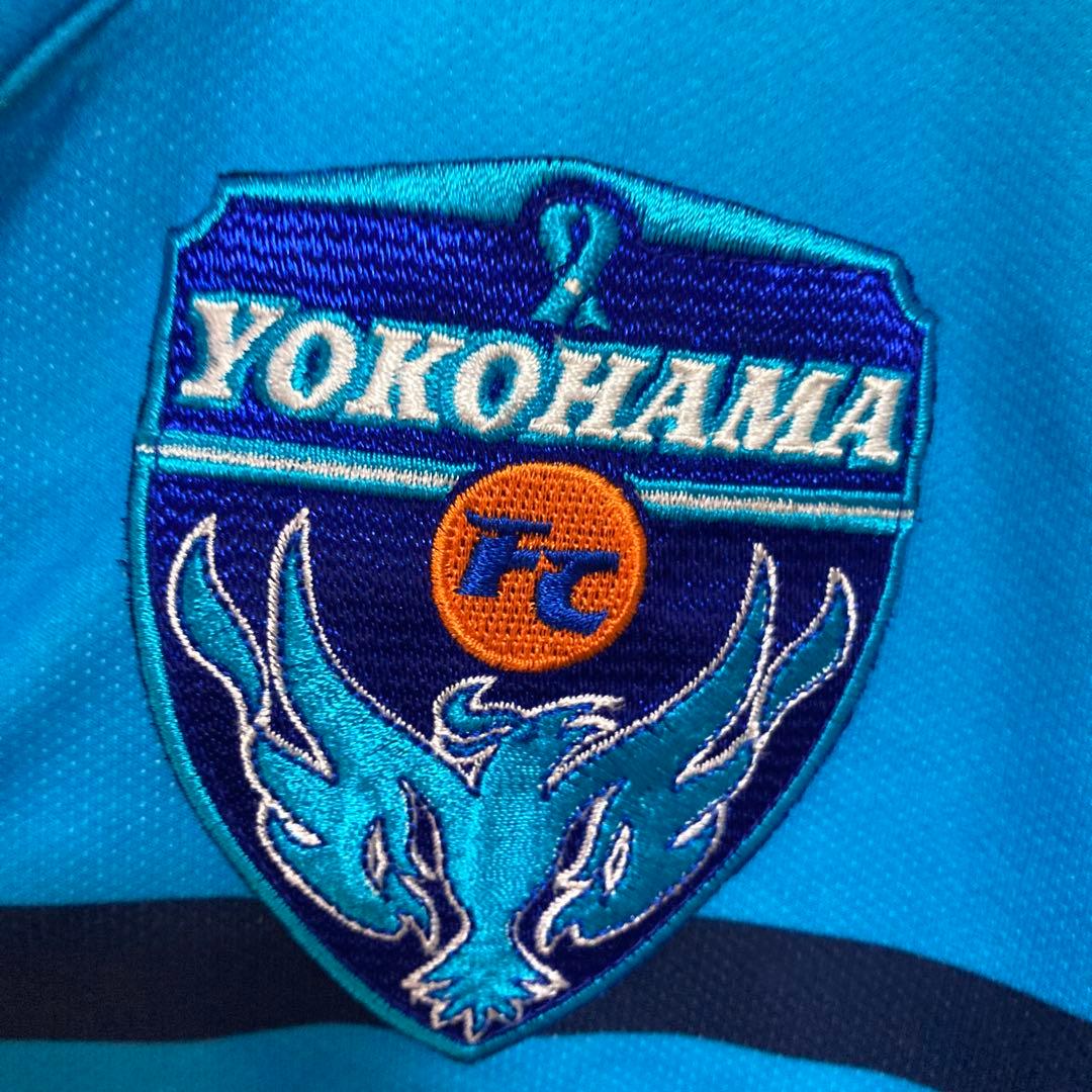 横浜FC サッカーユニフォーム 2007-2008 三浦知良 11 サイン入り