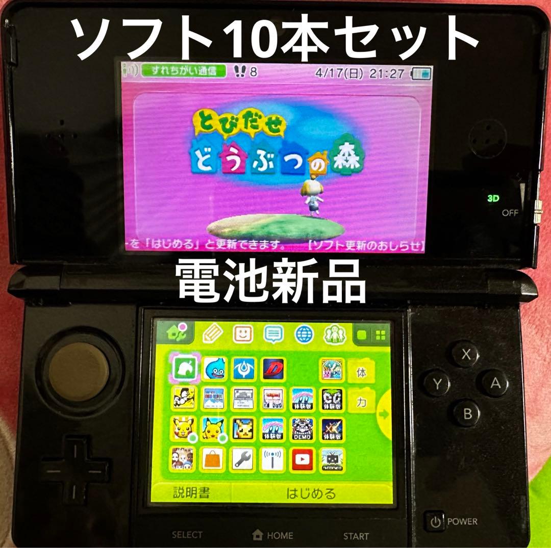 ニンテンドー3DS ソフト10本セットポケカ付き