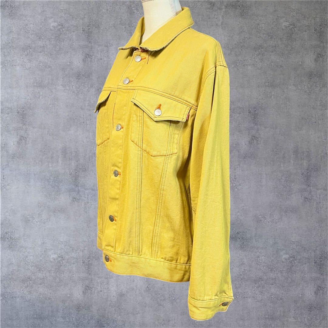 【美品】河谷シャツ Ejan! イージャン！ イエロー メンズXL ユニセックス