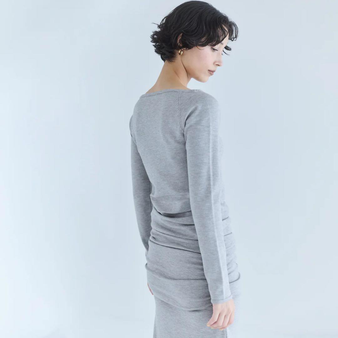 Sea Room lynn 2wayネックKnitアイラインワンピース