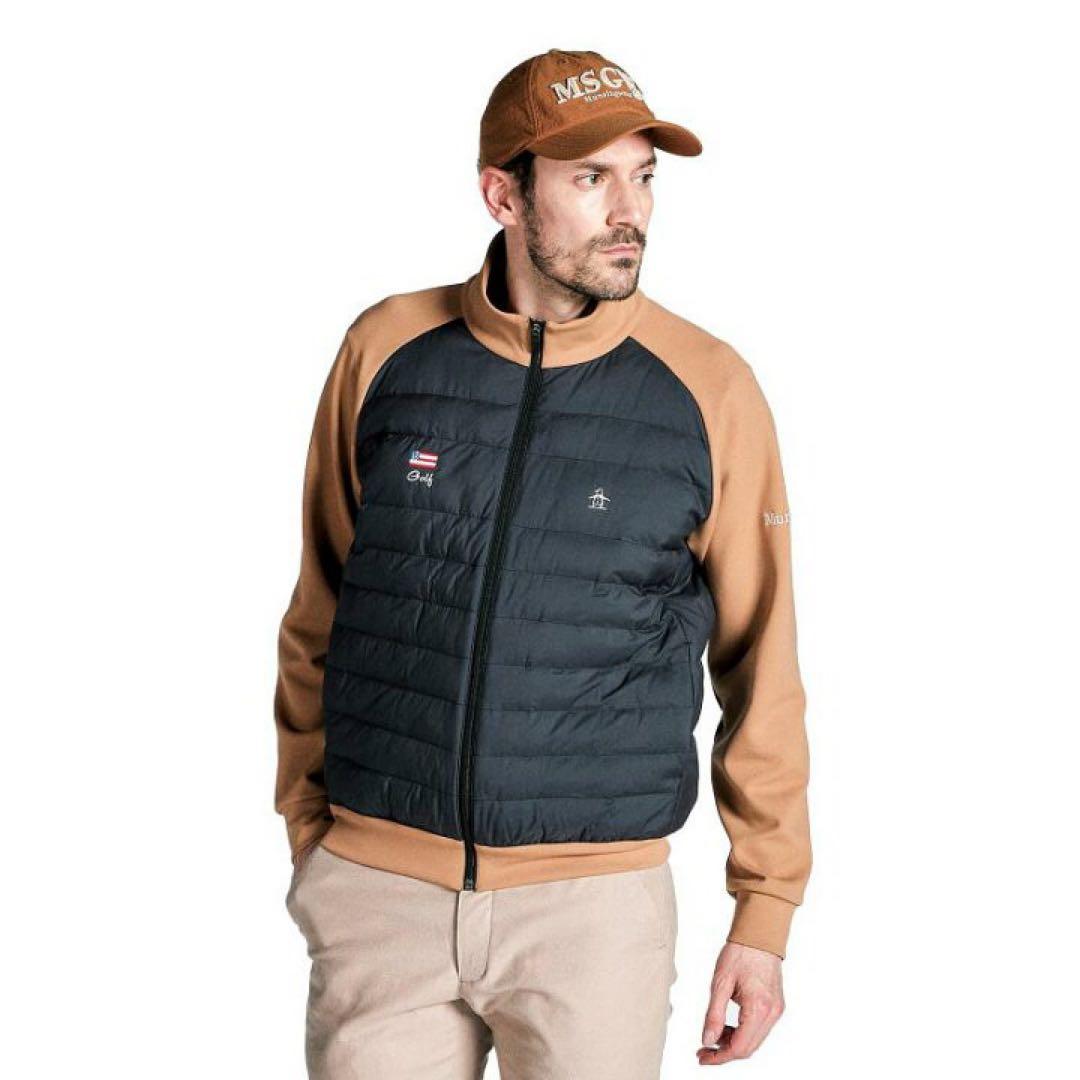 極美品・L✨マンシングウェア ヒートナビ ハイブリットブルゾン ゴルフ 24AW