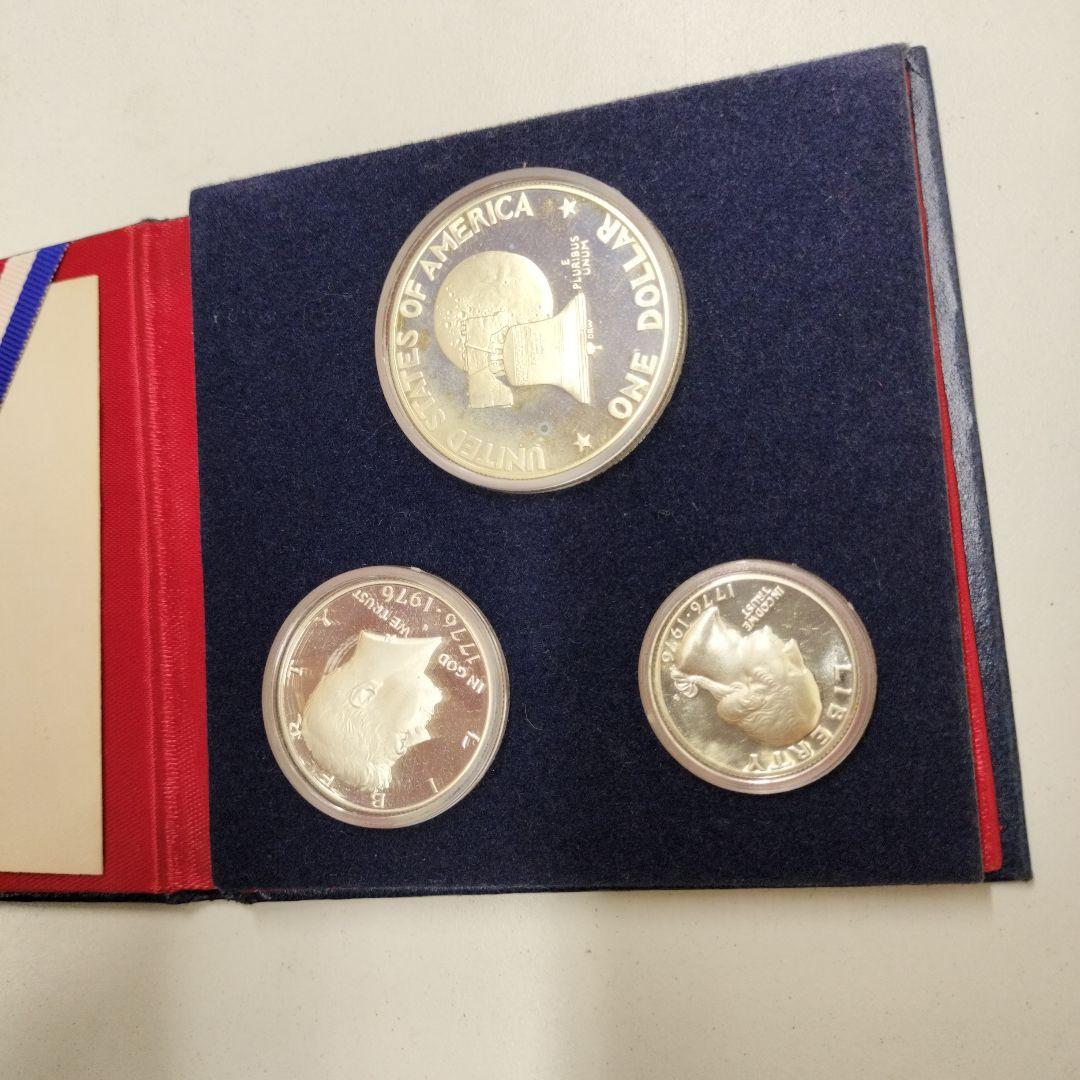 1776-1976年 記念銀貨 3枚セット アメリカ ドル