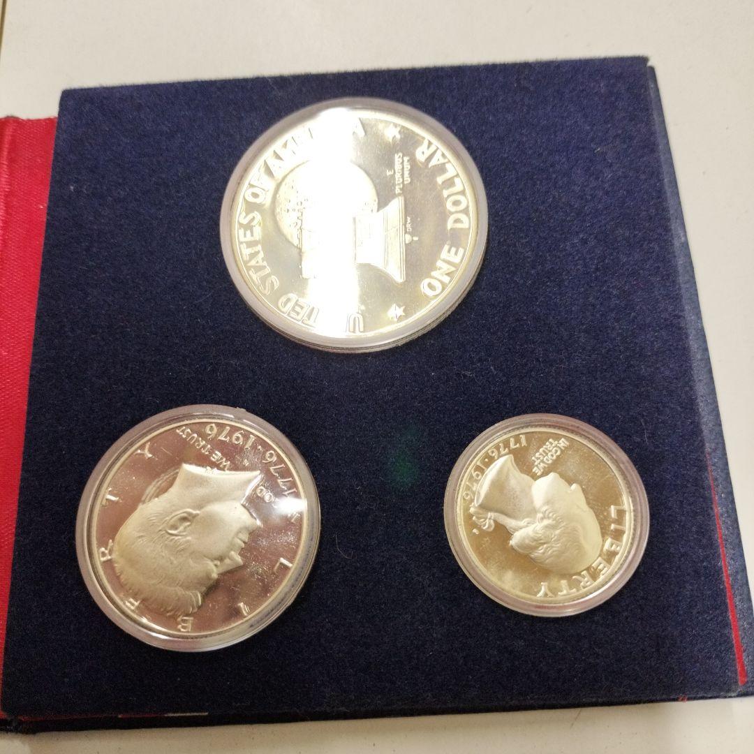 1776-1976年 記念銀貨 3枚セット アメリカ ドル