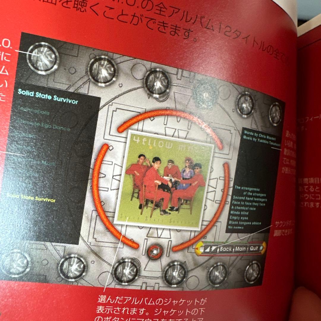 YMO SELF SERVICE CD-ROM 1998年