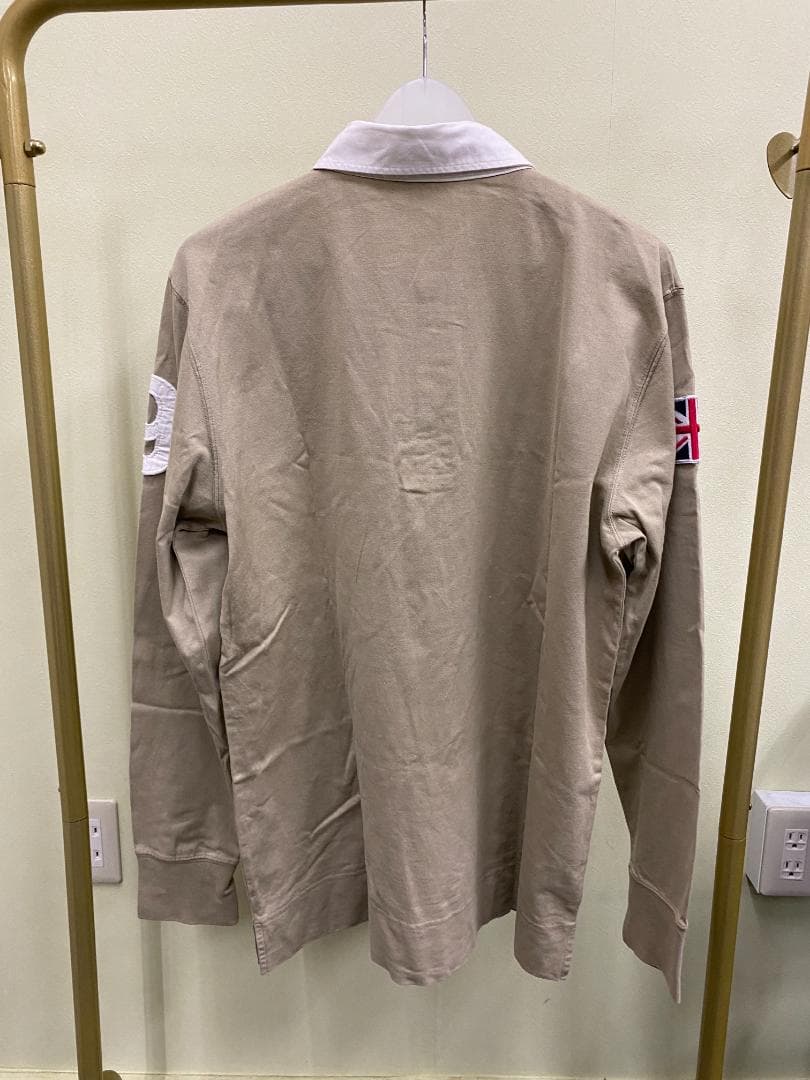 Baracuta ベージュ 長袖ポロシャツ 42