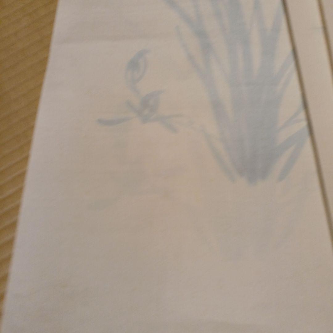 書道絹本　半切15枚　蘭図