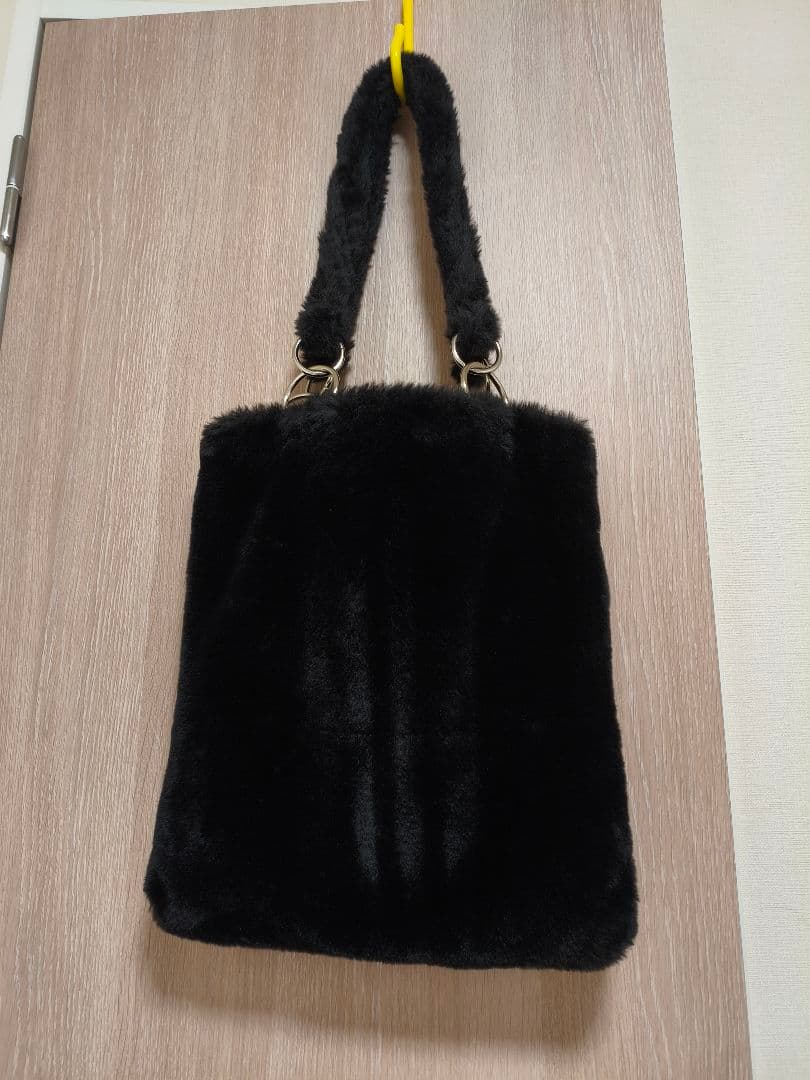 DimMoire もこもこトートバッグ ブラック 黒