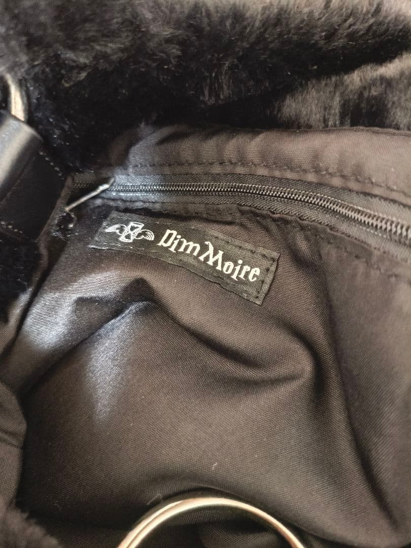DimMoire もこもこトートバッグ ブラック 黒
