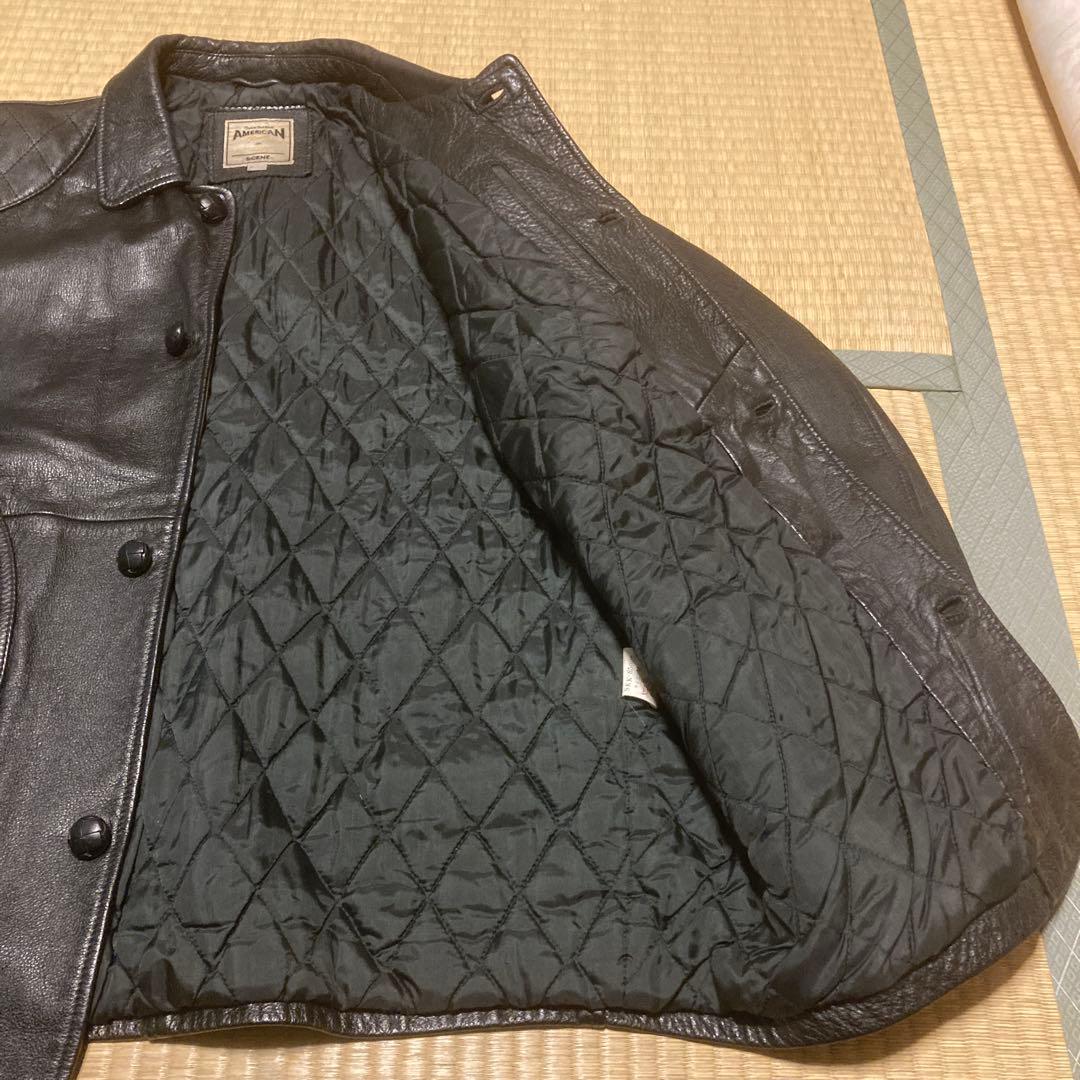 美品　SCENE FROM VAN レーザージャケット