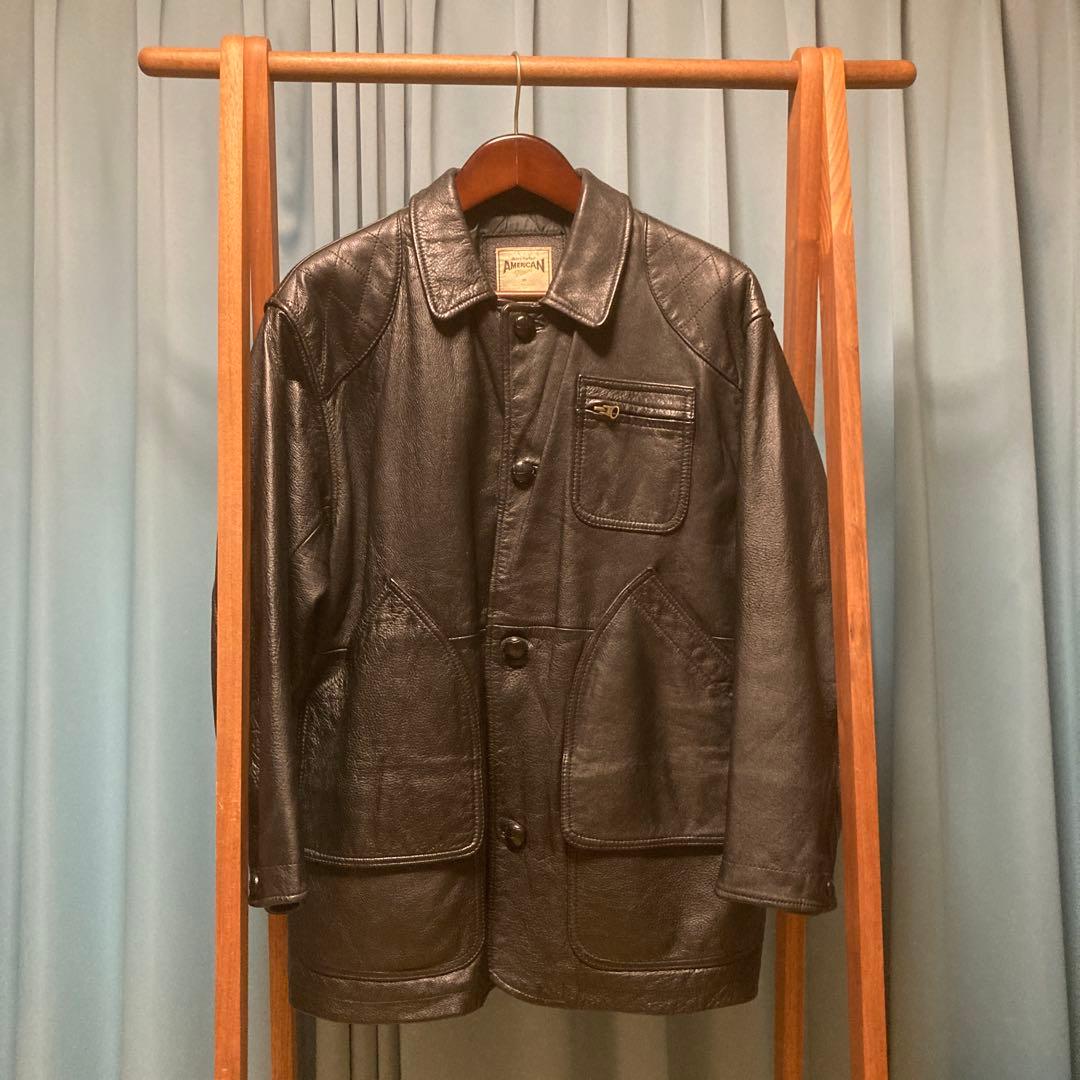 美品　SCENE FROM VAN レーザージャケット