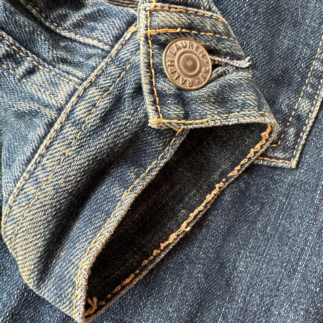 RRL デニムジャケット 古着 シンチバック付 ダブルアールエルラルフローレン
