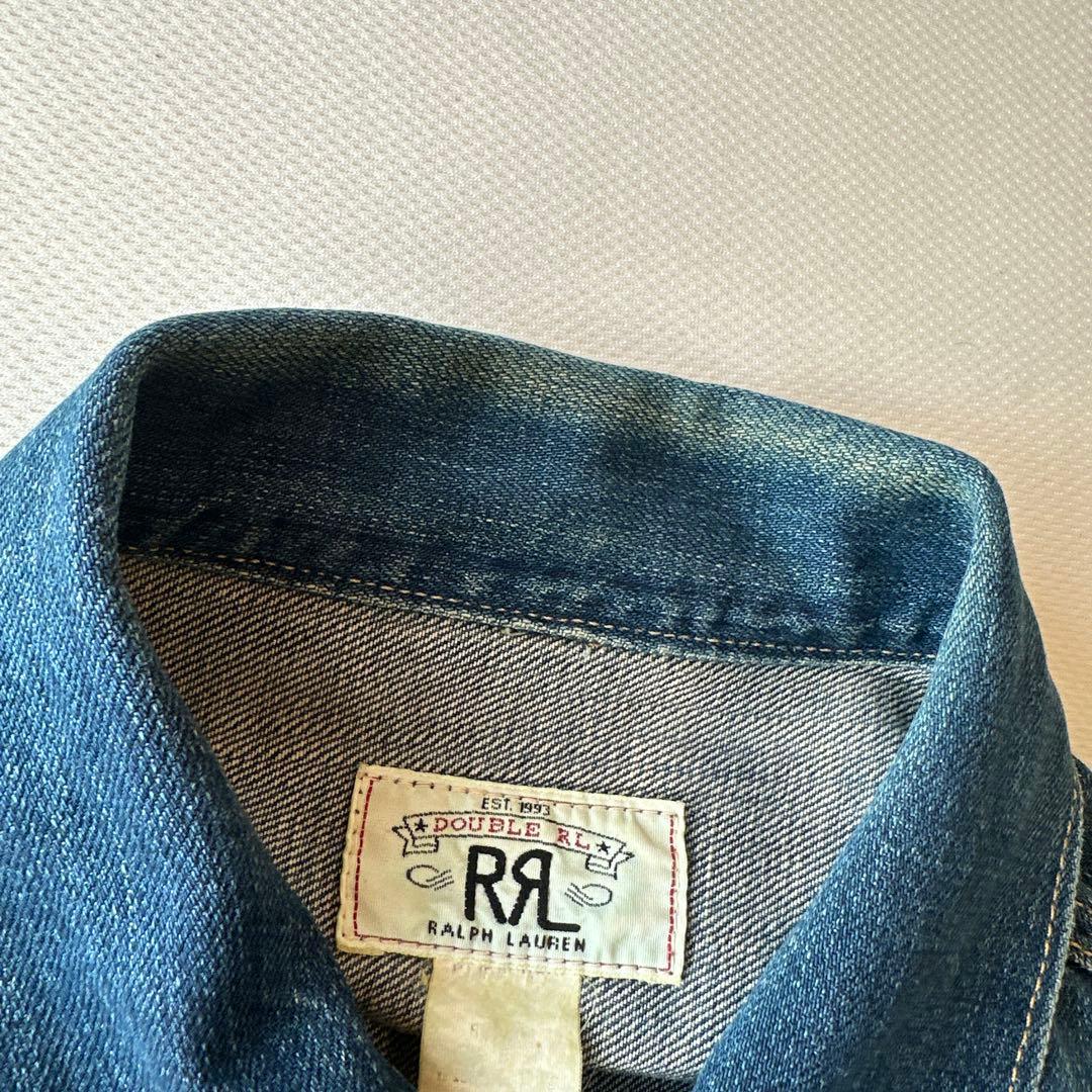 RRL デニムジャケット 古着 シンチバック付 ダブルアールエルラルフローレン