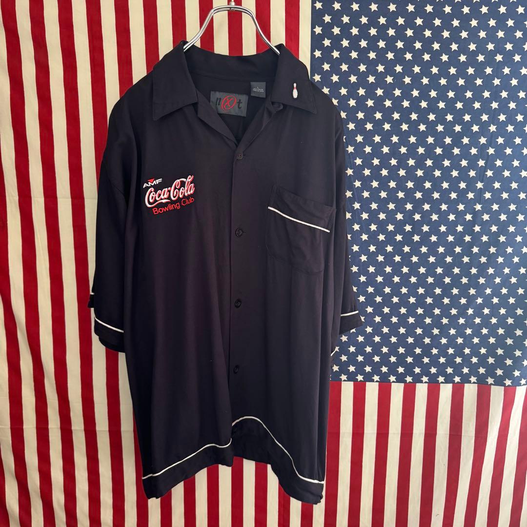 nxt コカコーラ ボーリングシャツ L