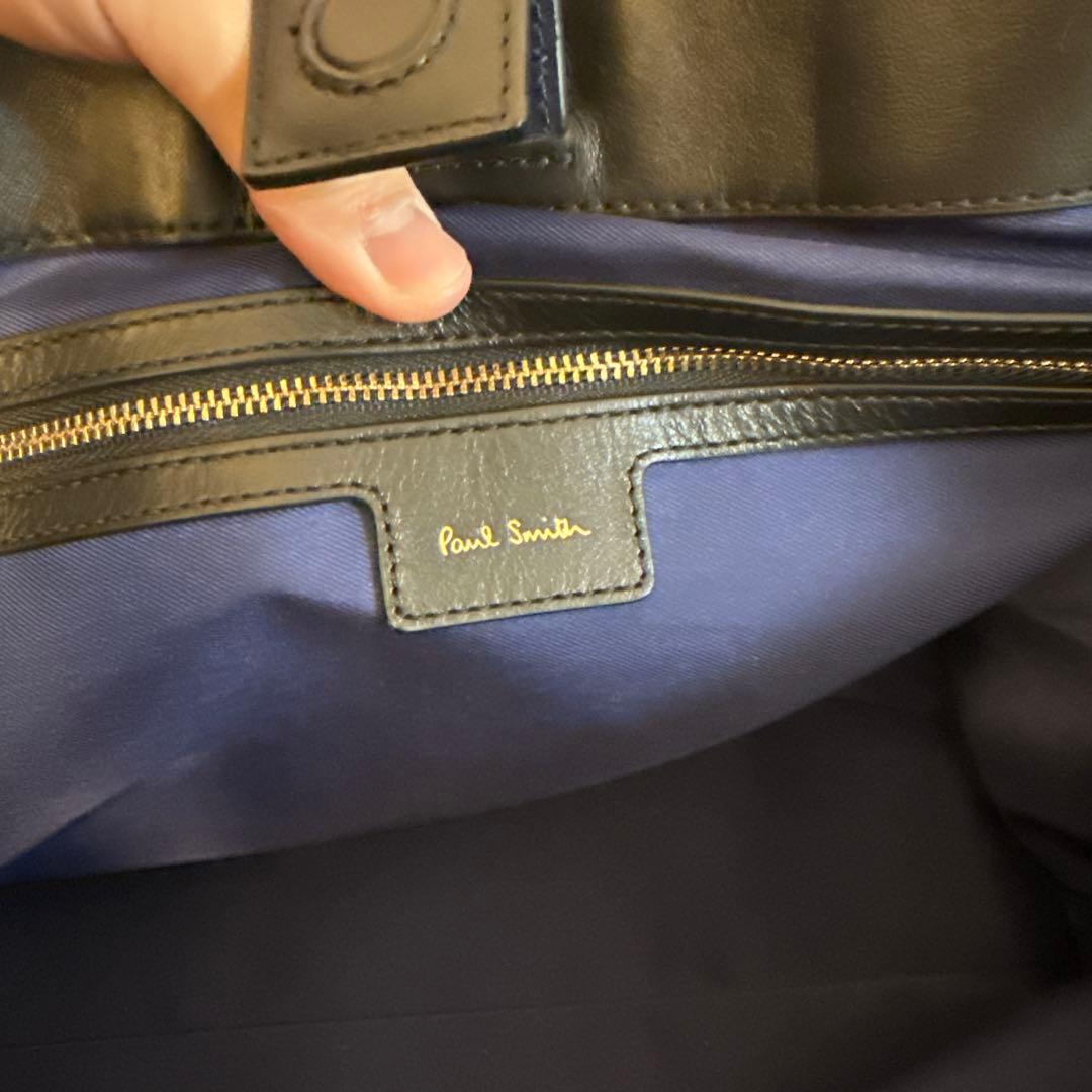 LET IT BE さま専用Paul Smith ベージュと黒のトートバッグ