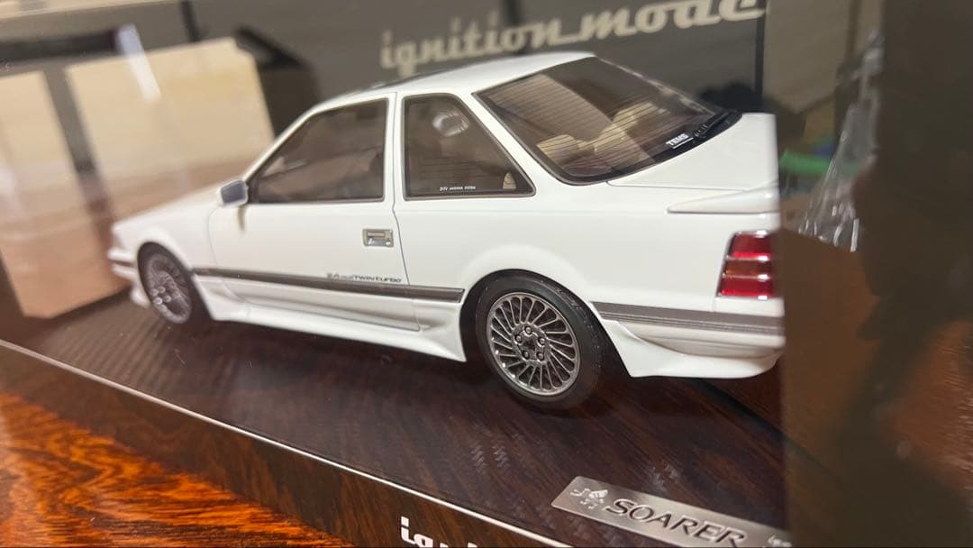 イグニッションモデル 1/18 トヨタソアラ2.0GTツインターボL 白　美品