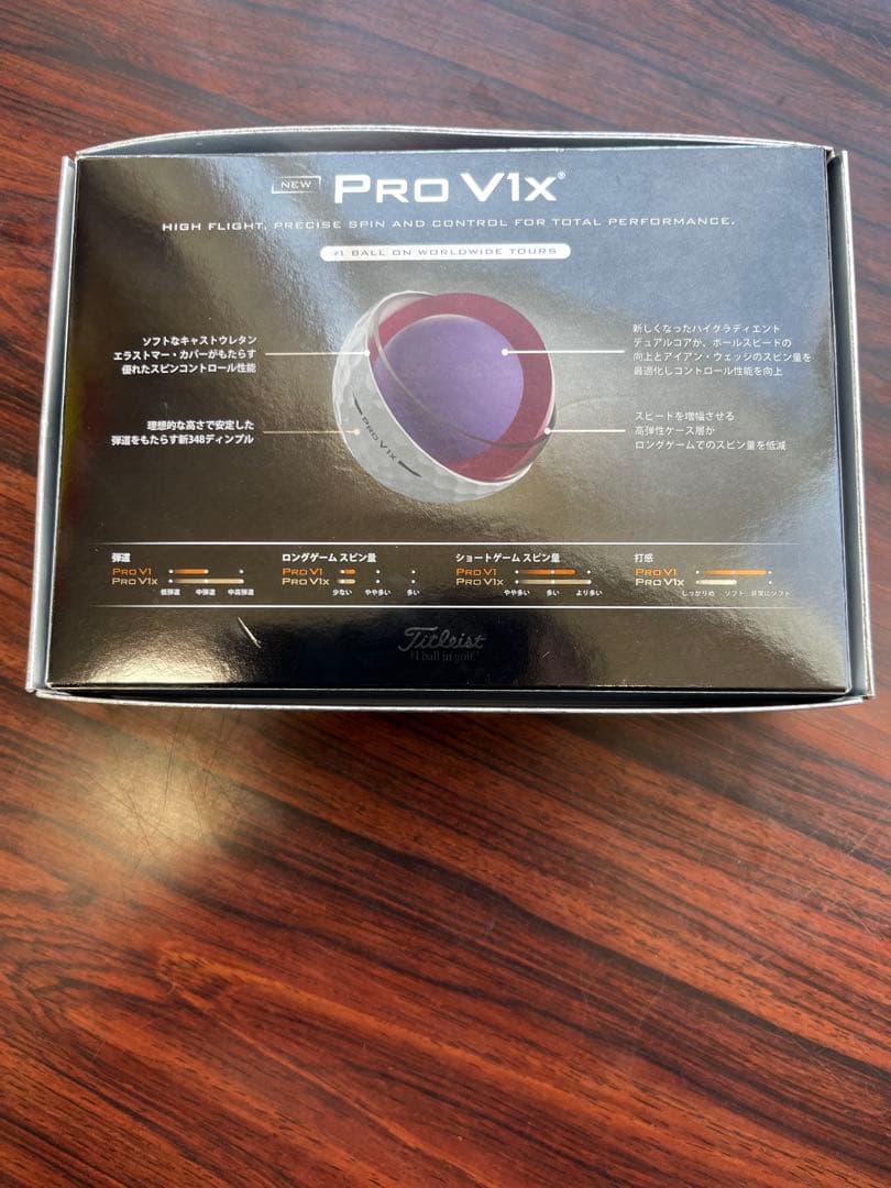 その他 TITLEIST PRO V1X 25 DOUBLE NUMBER WH 12P