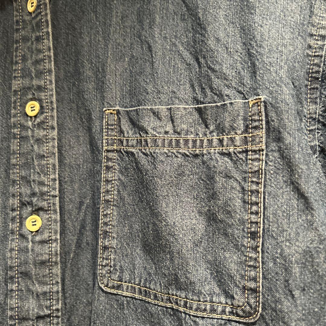スローブ イエナ LE DENIMライトオンスクロップドシャツ