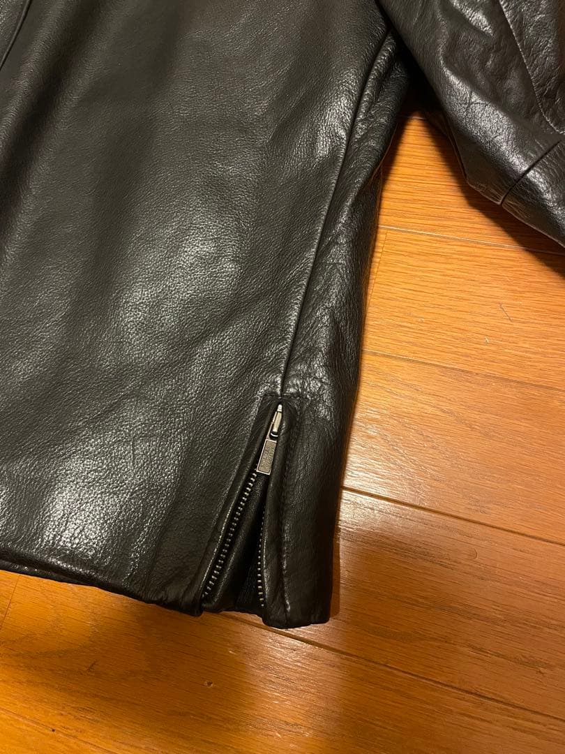 90s Banana Republic レザージャケット ダブルジップ