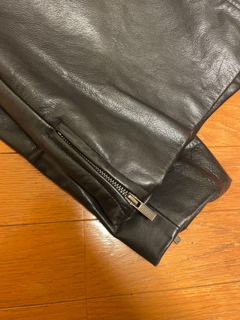 90s Banana Republic レザージャケット ダブルジップ
