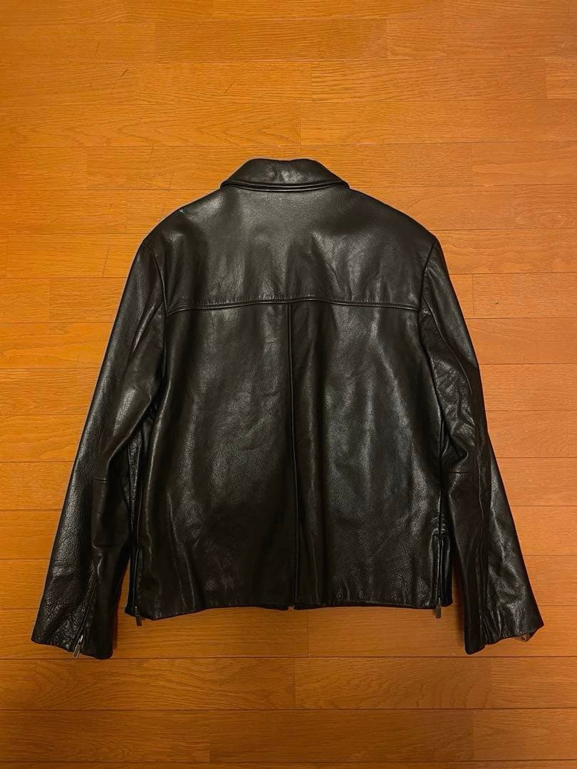 90s Banana Republic レザージャケット ダブルジップ
