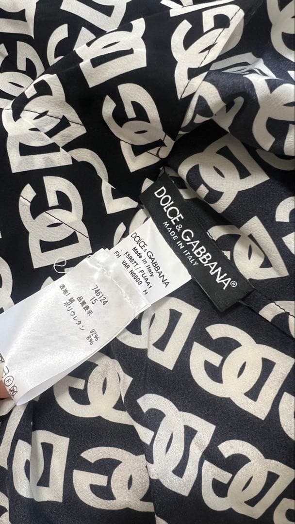 DOLCE&GABBANA 長袖シャツ 新品未使用未着用