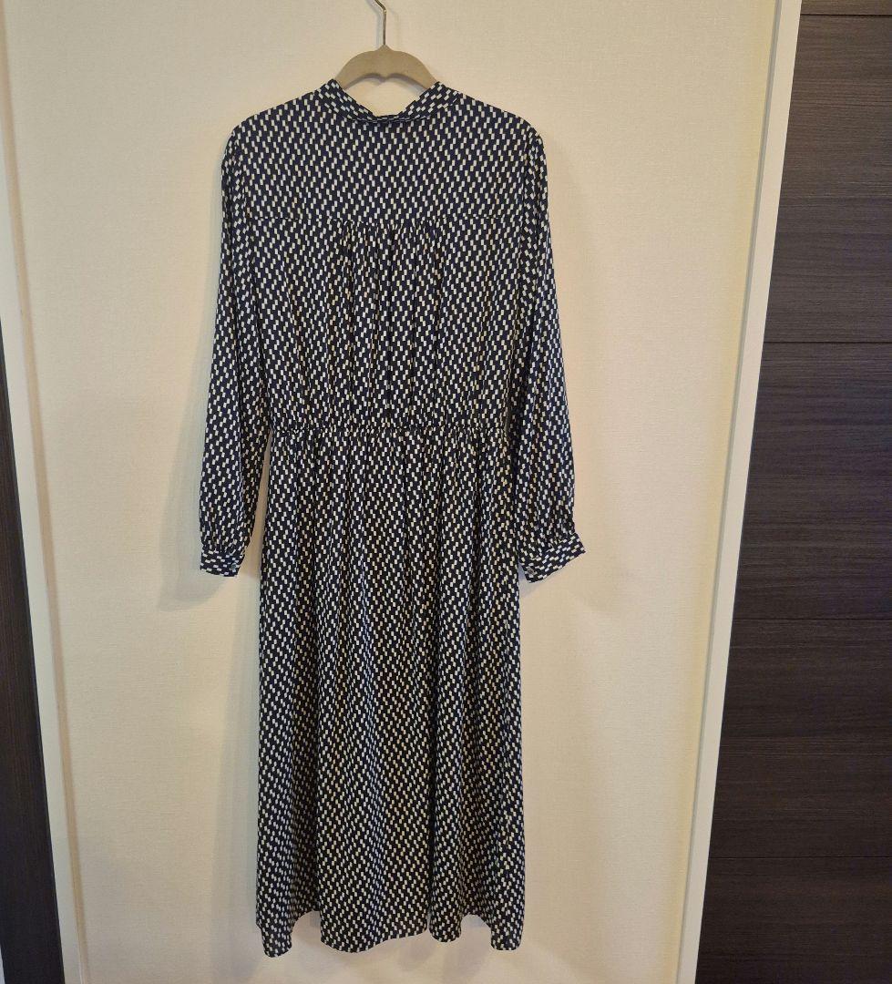 美品★UNTITLED ボウタイワンピース★ロングワンピース