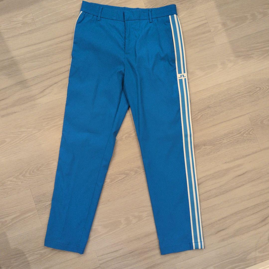 J.LINDEBERG ラインテープパンツ ジェイリンドバーグ ブルー　美品