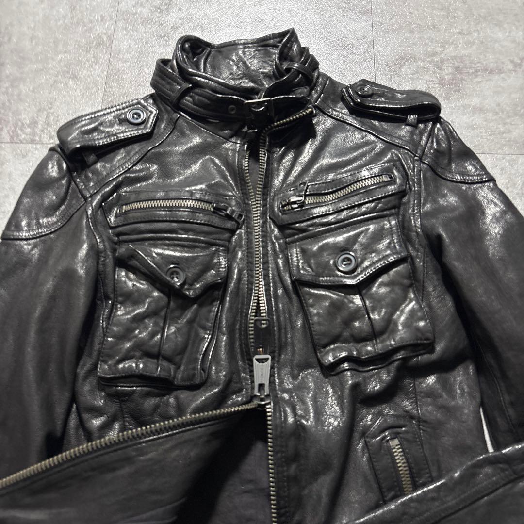 匠　archive BUFFALO BOBS leather blouson 黒