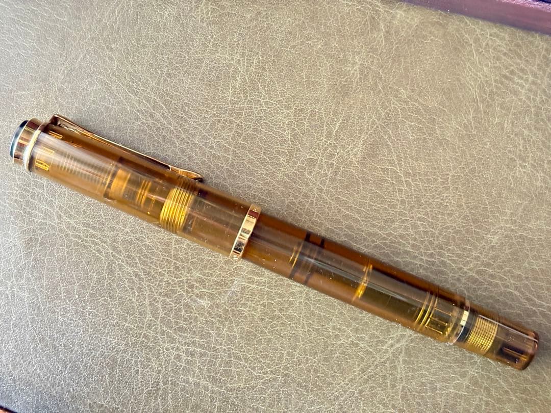 須*】様 PELIKAN/ペリカン2014特別生産品M200万年筆 コニャック