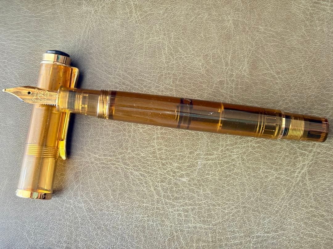 須*】様 PELIKAN/ペリカン2014特別生産品M200万年筆 コニャック