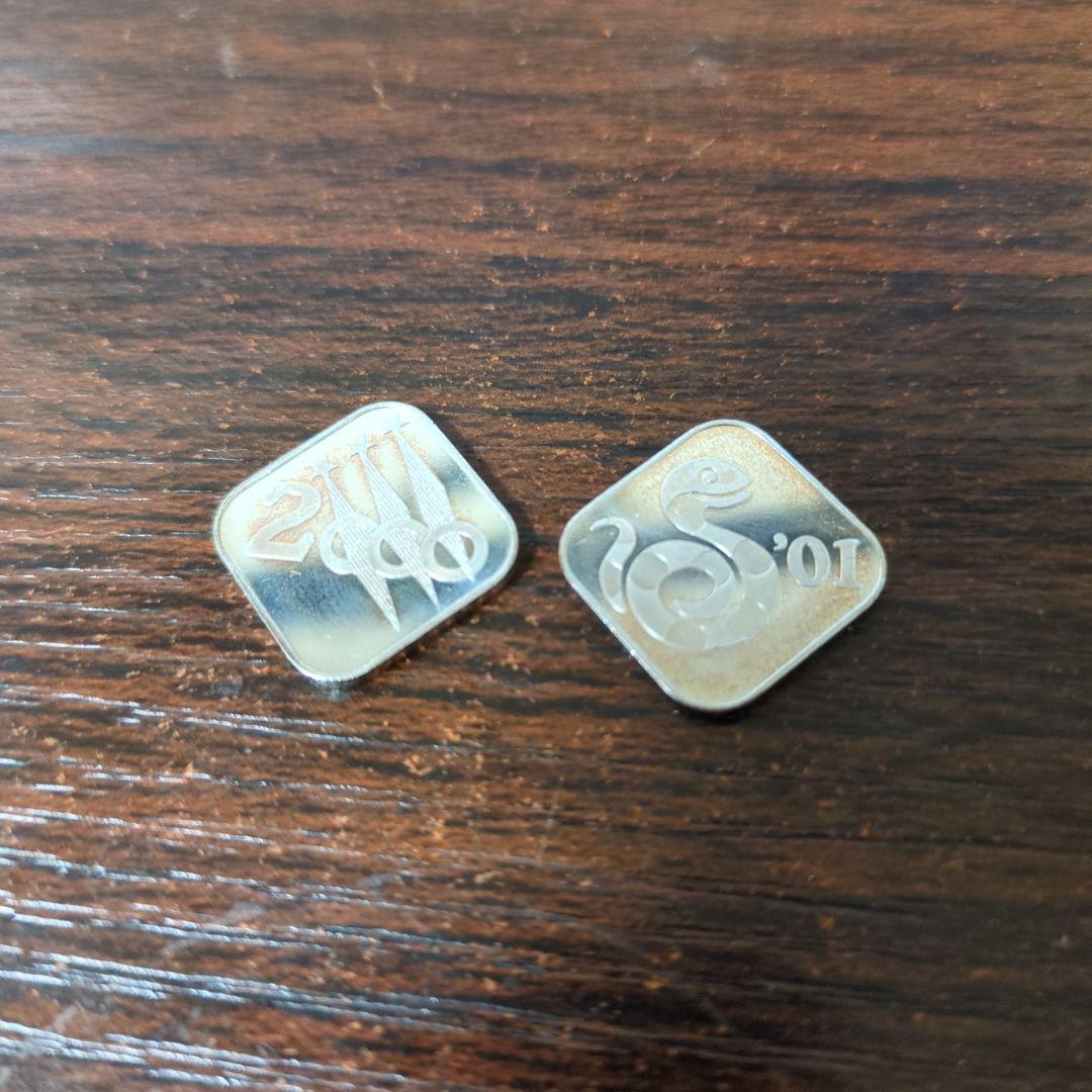 純銀メダル 桜の通り抜け 4.3g×2