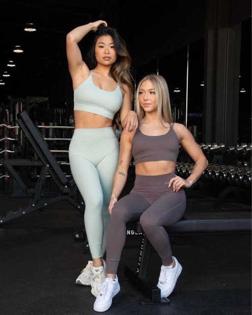 Young LA Progress Leggings ミントグリーンレギンス