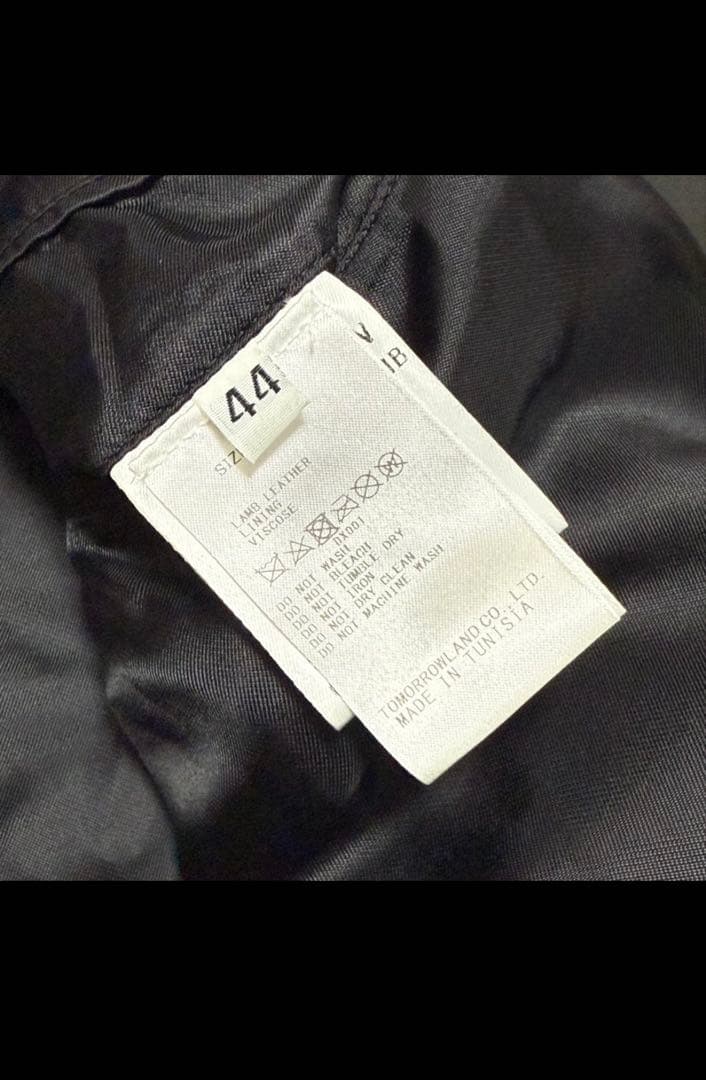 TOMORROWLAND DENIM 別注 シングルライダース